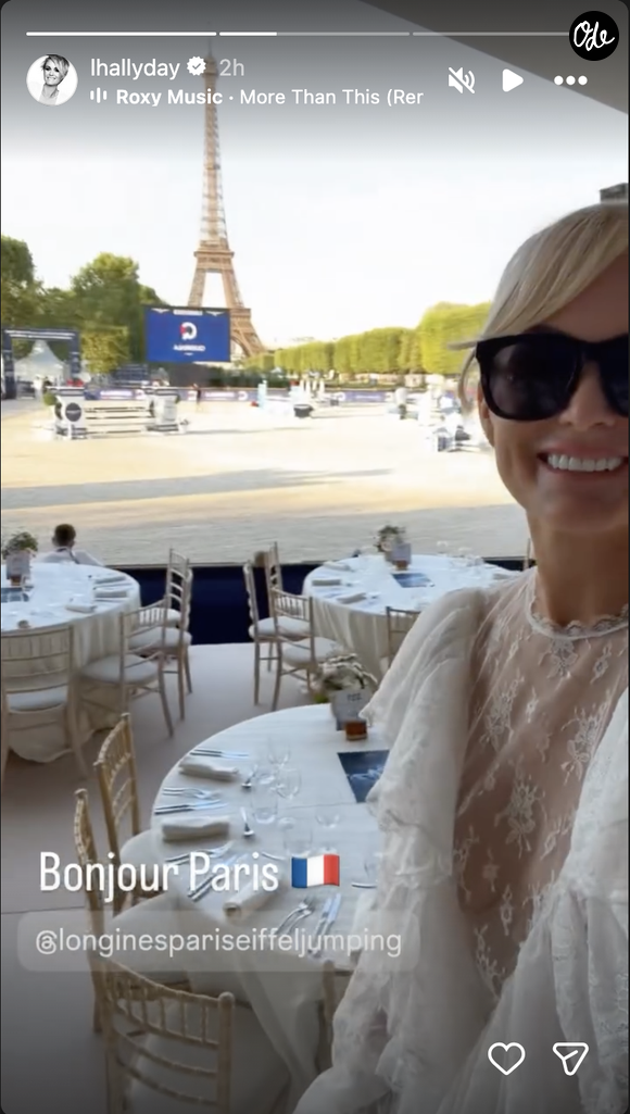 Laeticia Hallyday est le premier soutien de son compagnon. Capture d'écran Instagram