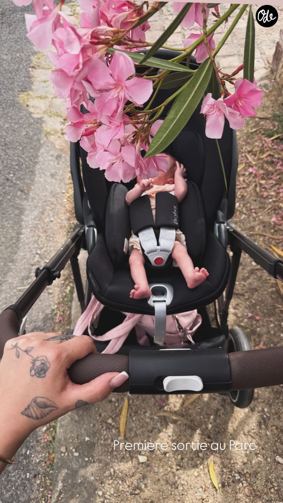 Kelly Vedovelli partage des photos de sa première sortie au parc avec ses jumelles, Céleste et Esmée.