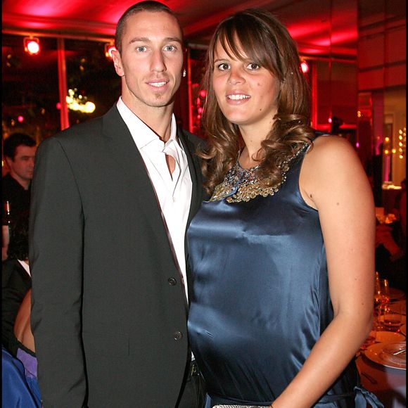 Archives - Laure Manaudou et Frédérick Bousquet au pavillon d'Armenonville. RACHID BELLAK / BESTIMAGE