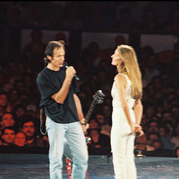 Archives - Céline Dion et Jean-Jacques Goldman - Concert de Céline Dion au Stade de France à Paris AGENCE / BESTIMAGE