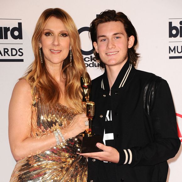 Céline Dion, Rene-Charles Angelil dans la salle de presse des Billboard Music Awards à Las Vegas, NV, USA, 22 mai 2016. Photo by Sara de Boer/Startraks/ABACAPRESS.COM