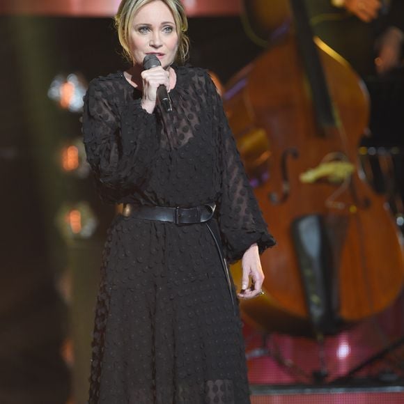 Exclusif -  Patricia Kaas - Enregistrement de l'émission "Bon anniversaire Line" à l'occasion des 90 ans de L.Renaud au Théâtre Bobino à Paris, qui sera diffusée le Mardi 3 juillet à 20h55 sur France 2. Le 25 juin 2018.