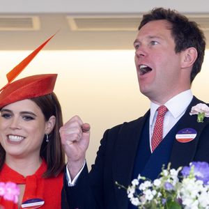 Le 21 juin 2025 au Royal Ascot, princesse Eugenie d'York et Jack Brooksbank ©GOFF INF / BESTIMAGE