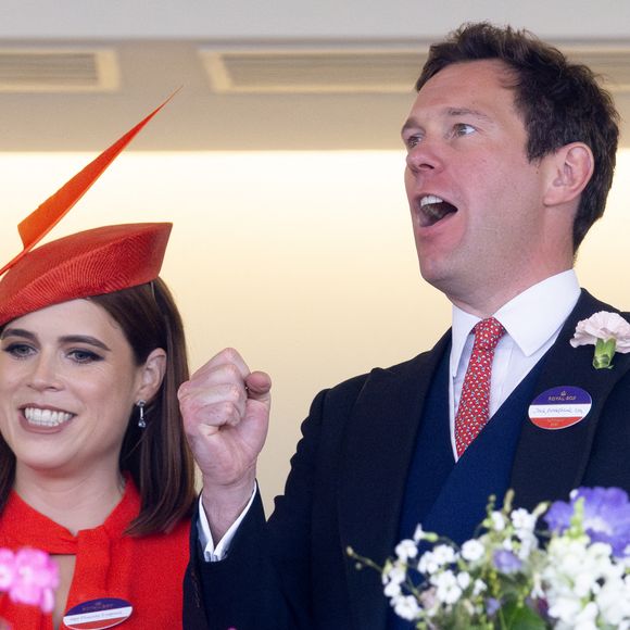 Le 21 juin 2025 au Royal Ascot, princesse Eugenie d'York et Jack Brooksbank ©GOFF INF / BESTIMAGE