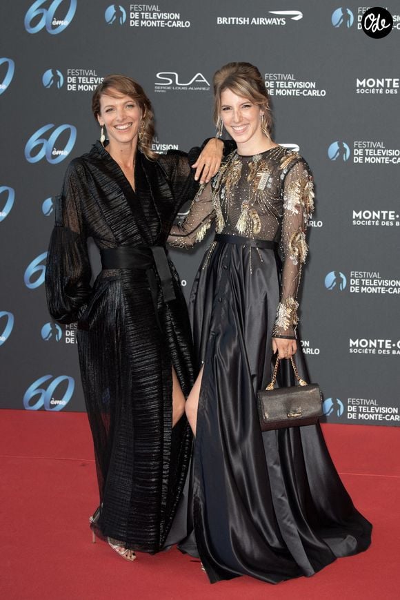 Élodie Varlet et Léa François assistent à la cérémonie d'ouverture du 60e Festival de télévision de Monte-Carlo, le 18 juin 2021 à Monte-Carlo, Monaco. Photo de David Niviere/Abaca