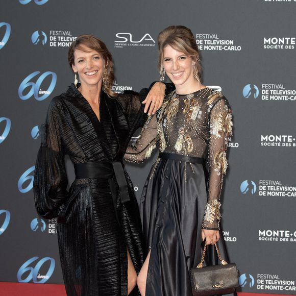Élodie Varlet et Léa François assistent à la cérémonie d'ouverture du 60e Festival de télévision de Monte-Carlo, le 18 juin 2021 à Monte-Carlo, Monaco. Photo de David Niviere/Abaca