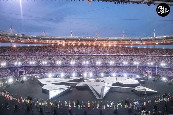 illustration lors de la cérémonie de clôture des Jeux Olympiques de Paris 2024 au stade de France à Saint-Denis, le 11 août 2024. 
© Baptiste Autissier / Panoramic / Bestimage