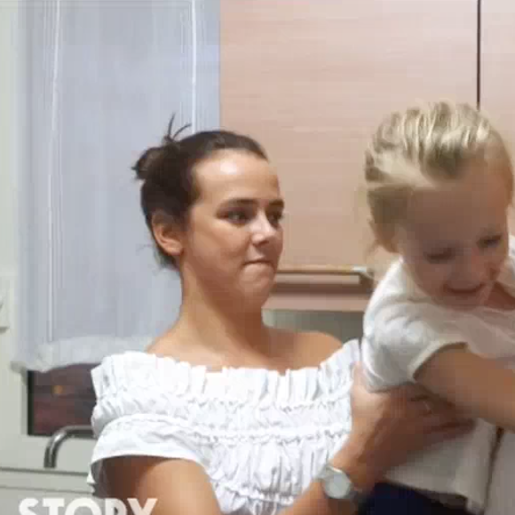 Daniel Ducruet avec ses filles Pauline Ducruet et Linoué Ducruet, chez lui au Cap d'Ail, dans le magazine Story : des vies hors normes diffusé sur M6 le 21 juillet 2019.