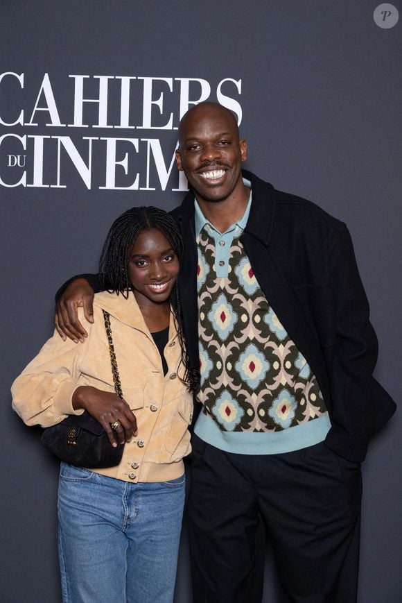 Suzy Bemba, Jean-Pascal Zadi assistent au Prix 'André Bazin - Cahiers Du Cinéma-Chanel' à La Coupole le 11 décembre 2025 à Paris, France. Photo Nasser Berzane/ABACAPRESS.COM