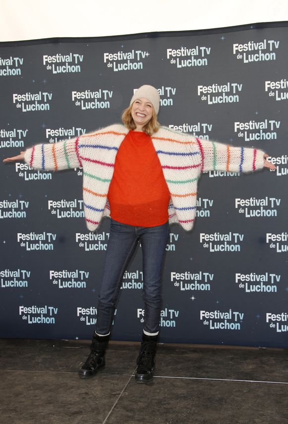 Elodie Frenck - Photocall de la dernière journée de la 24ème édition du festival Tv de Luchon le 12 février 2022.

© Christophe Aubert via Bestimage
