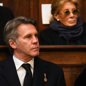 Le prince Emmanuel-Philibert de Savoie , prince de Venise et de Piémont, duc de Savoie) à une messe à la Basilique de Superga le 1er février 2025 à Turin en Italie. © Lucia Sabatelli/Bestimage