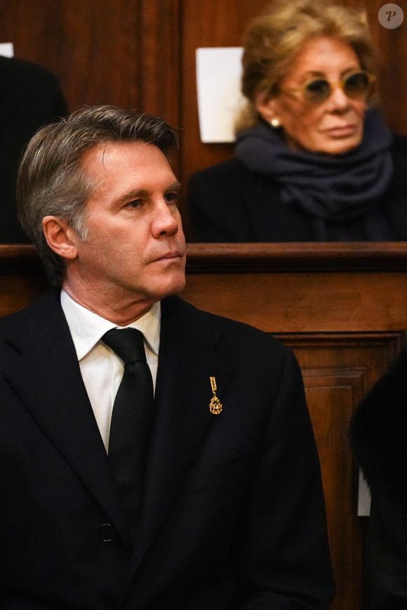 Le prince Emmanuel-Philibert de Savoie , prince de Venise et de Piémont, duc de Savoie) à une messe à la Basilique de Superga le 1er février 2025 à Turin en Italie. © Lucia Sabatelli/Bestimage