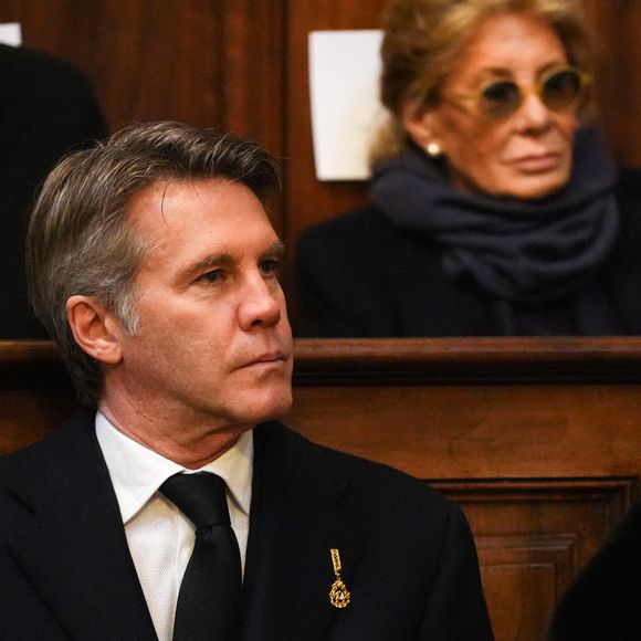 Le prince Emmanuel-Philibert de Savoie , prince de Venise et de Piémont, duc de Savoie) à une messe à la Basilique de Superga le 1er février 2025 à Turin en Italie. © Lucia Sabatelli/Bestimage