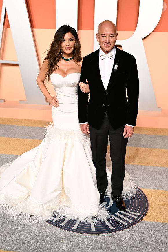 Jeff Bezos, Lauren Sánchez - Soirée Vanity Fair lors de la 97ème cérémonie des Oscars à Hollywood. Broadimage / Bestimage