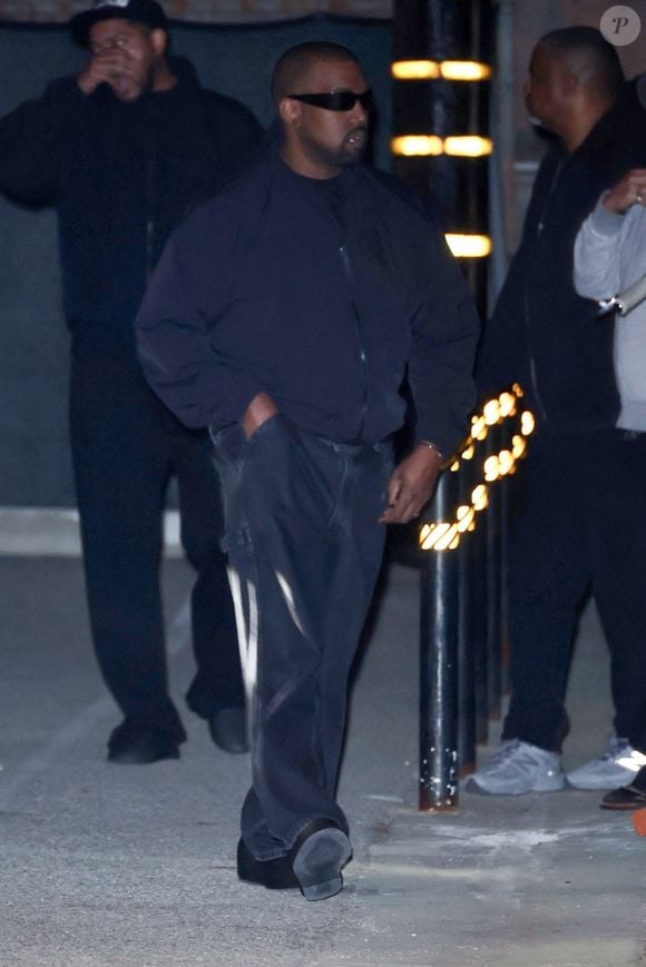 Exclusif - Kanye West (Ye) et Playboi Carti arrivent au studio d'enregistrement à Los Angeles, le 5 février 2025 ©Backgrid USA / Bestimage