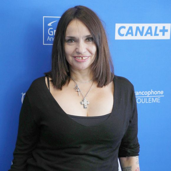 Elle ne peut malheureusement pas
Béatrice Dalle
Festival du Film Francophone d'Angoulême édition 2020 .
Au cinéma CGR à Angoulême mercredi 2 septembre 2020 . © Christophe Aubert via Bestimage