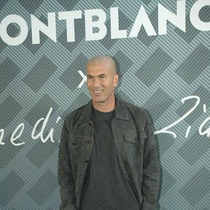 Zinedine Zidane à la présentation des nouvelles montres Montblanc à Madrid, le 24 septembre 2024. Cordon / Bestimage