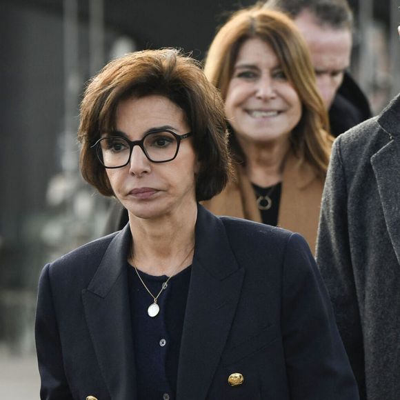 Visite de la cathédrale de La Major et discours de la ministre de la Culture, Rachida Dati, accompagnée de Martine Vassal, présidente de la Métropole d'Aix-Marseille-Provence, sur le patrimoine de Marseille, France, le 16 janvier 2025. © William Cannarella/PsnewZ/Bestimage