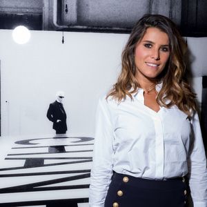 Exclusif - Karine Ferri - Vernissage de l'exposition de photographies et signature du livre de Simon Procter "Lagerfeld : The Chanel Shows"  en hommage à Karl Lagerfeld à Paris le 26 septembre 2019.