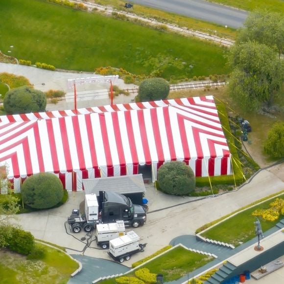 Los Angeles, CA - EXCLUSIF - Le Neverland Ranch de Michael Jackson reprend vie alors que les producteurs d'un nouveau biopic sur la vie et la carrière de la légende controversée de la pop reconstruisent son ancienne maison et son parc d'attractions tristement célèbres.
Sur la photo : Michael Jackson 
Backgrid USA / Bestimage