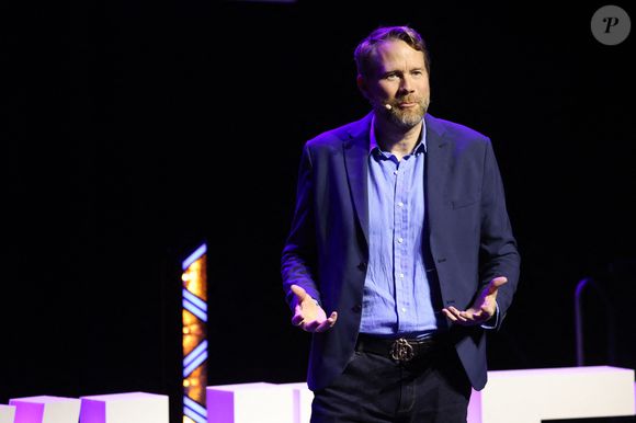 Eric Larchevêque, Co-fondateur de Ledger & d'Algosup et Membre du Jury de l'émission de M6 "Qui veut être mon associé" lors de l'Université des entrepreneurs - Medef Gironde, à l'Arkéa-Aréna de Bordeaux, France, le 19 octobre 2023. © Jean-Marc Lhomer/Bestimage