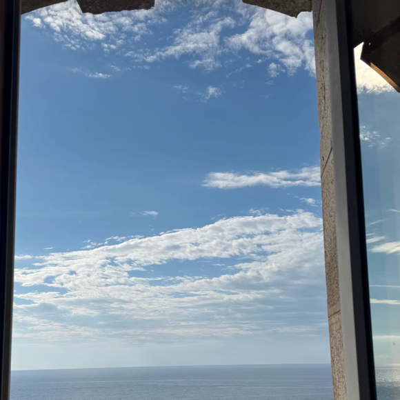 Elle révèle à ses abonnés avoir la chance de pouvoir travailler avec une vue sur la mer et les transats de la Principauté.

Story du mardi 9 juin 2026 d'Estelle Lefébure

Photo : Instagram Estelle Lefébure