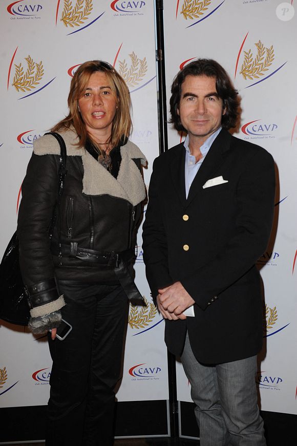 Laurent De Funes et son épouse assistent à la cérémonie 2011 des Lauriers de la Radio et de la Télévision qui se tient à l'Hôtel de Ville de Paris, à Paris, France, le 20 février 2012. Photo by Giancarlo Gorassini/ABACAPRESS.COM