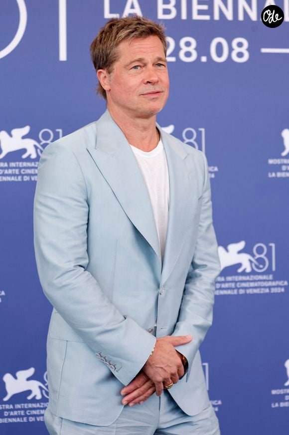 Brad Pitt - Photocall du film "Wolfs" lors du 81ème festival international du film de Venise, la Mostrale 1er septembre 2024. 
Action Press / Bestimage