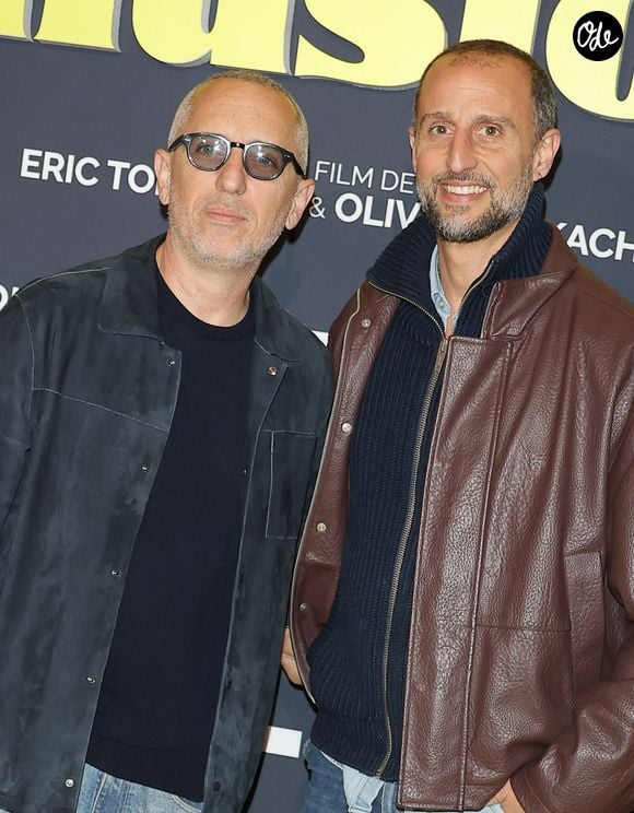 Gad Elmaleh et Arié Elmaleh - Première du film "Juste une illusion" au cinéma Le Grand Rex à Paris le 22 mars 2026. © Coadic Guirec/Bestimage