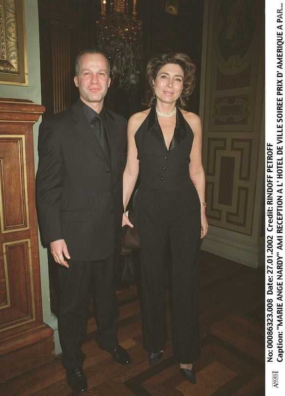 Marie-Ange Nardi et Nicolas Antakis à l'hôtel de ville de Paris pour le Prix d'Amérique en 2002 © Bertrand Rindoff Petroff Bestimage