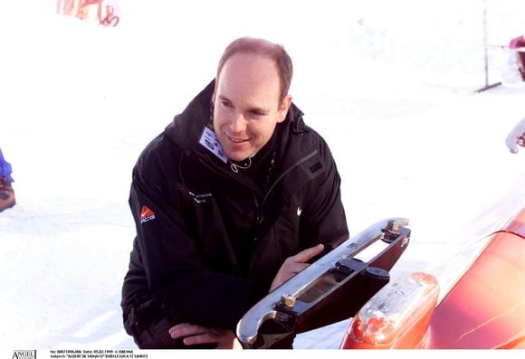 Albert de Monaco, bobsleigh à St Moritz. MARIO BRENNA / BESTIMAGE