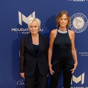 Muriel Robin et Anne Le Nen lors du 10ème anniversaire du Mouratoglou Annual Charity Gala. A la Mouratoglou Tennis Academy, Sofia Antipolis, France le 23 juin 2024. Photo by Cyril Chateau/BACAPRESS.COM