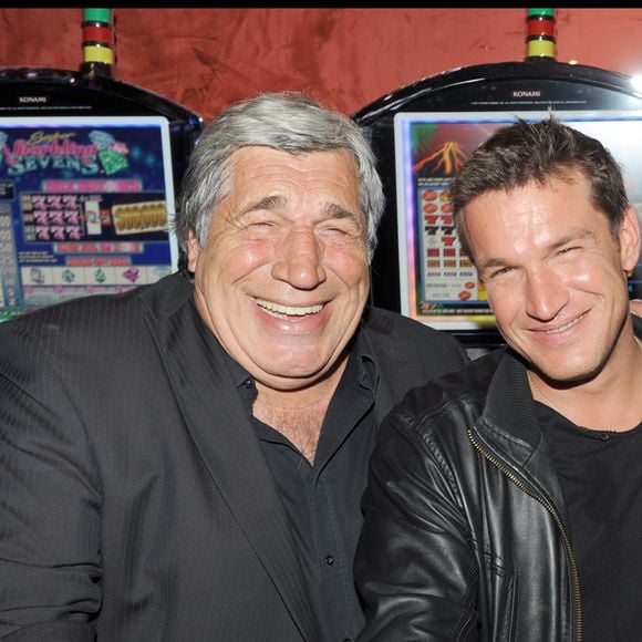 Benjamin Castaldi et Jean-Pierre Castaldi à l'inauguration du nouveau casino de Cagnes-sur-Mer. RACHID BELLAK / BESTIMAGE
