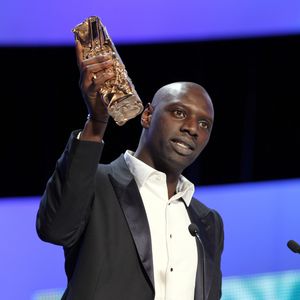 Omar Sy, César du meilleur acteur pour "Intouchables", à Paris, le 24 février 2012. RINDOFF-BORDE / BESTIMAGE