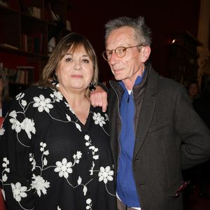 Exclusif -  Michèle Bernier et Patrice Leconte - 50ème de la pièce "Lyly" avec M. Bernier et F. Perrin au théâtre de Paris le 27 mars 2025. © Coadic Guirec/Bestimage