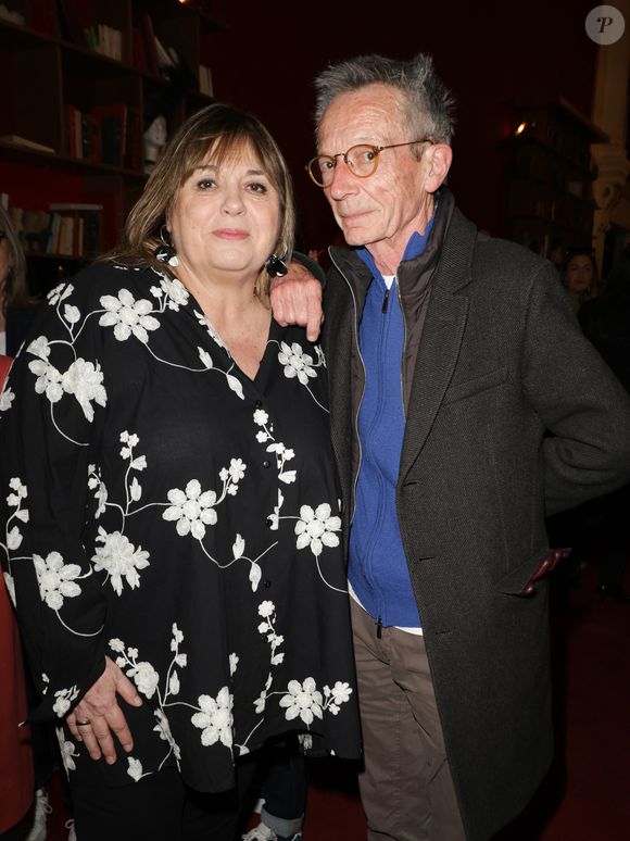 Exclusif -  Michèle Bernier et Patrice Leconte - 50ème de la pièce "Lyly" avec M. Bernier et F. Perrin au théâtre de Paris le 27 mars 2025. © Coadic Guirec/Bestimage