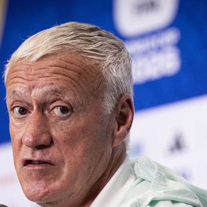 Didier Deschamps, sélectionneur de l'équipe de France, lors de la conférence de presse au stade de Philadelphie, le 21 juin 2026 à Philadelphie, en Pennsylvanie. Elyxandro Cegarra / PsnewZ / Bestimage