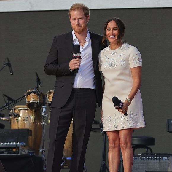 Prince Harry, Meghan Markle - A travers le monde, de nombreuses personnalités se sont mobilisées pour l'événement "Global Citizen Live". Le 26 septembre 2021.