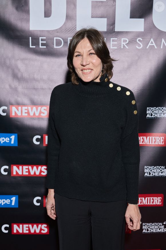 Mathilde Seigner au photocall de la soirée Ciné-concert symphonique "Alain Delon, le dernier Samouraï" au Palais des congrès à Paris le 8 novembre 2024 le jour de son anniversaire.

© Jacovides / Moreau / Bestimage