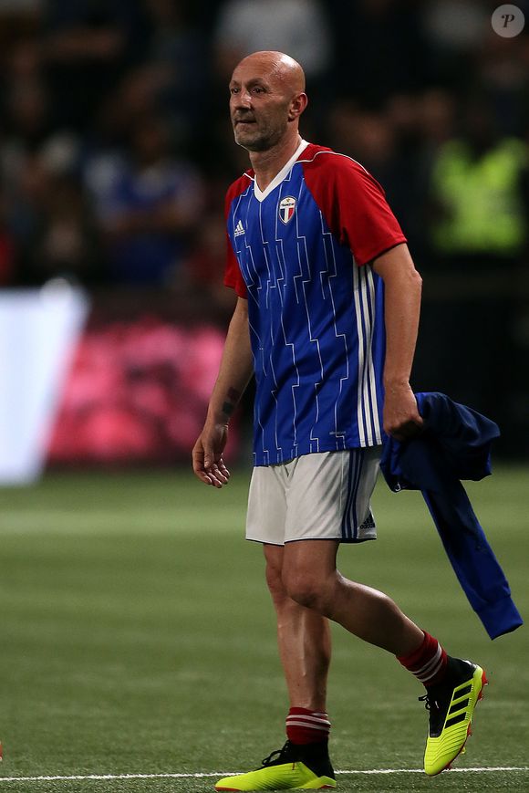 Fabien Barthez - Les Bleus de France98 se sont imposés (3-2) face à une sélection FIFA 98 pour le match des légendes pour l'anniversaire des 20 ans du sacre mondial à la U Arena à Nanterre, France, le 12 juin 2018. © Bestimage