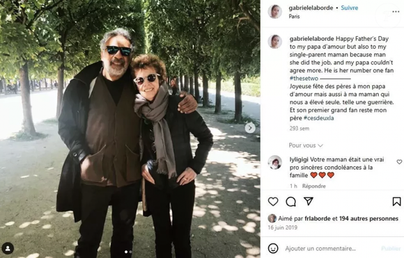 Catherine Laborde et son premier mari, Jimmy. Instagram