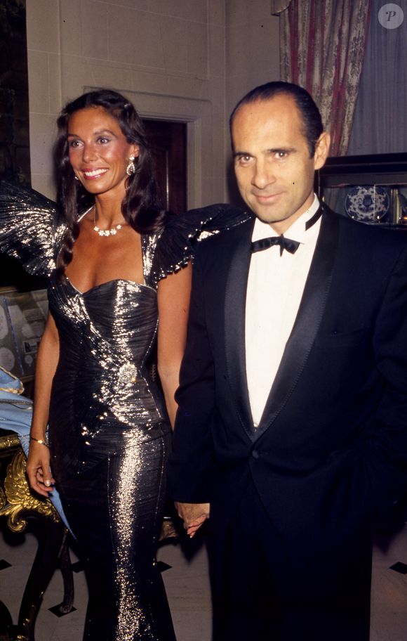 Guy Marchand et Béatrice à Paris en 1985. ©Bestimage