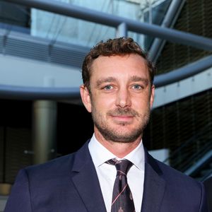 Exclusif - Pierre Casiraghi - Le prince de Monaco, accompagné de ses neveux P.Casiraghi et L.Ducruet, a assité, au Grimaldi Forum à Monaco, le 30 avril 2025, à la projection du film documentaire "L’armée orange : les anges gardiens de Monaco" produit et écrit par Y.A.Noghès, petit-fils du fondateur du GP de Monaco, à l’occasion des 50 ans du corps des commissaires. Tourné lors du 81e Grand Prix de Monaco, en 2024, ce film montre les coulisses des stages de formation, a suivi le corps des commissaires de l’intérieur durant les Grand Prix électrique, historique et de F1 remporté par le monégasque C.Leclerc qui par chance pour l'équipe de tournage est la voix de ce film réalisé par F.Florino et co-produit par Monaco Info et Canal +. © Claudia Albuquerque/Bestimage