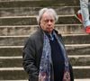 Il a également exigé de faire enlever les logos de la ville qui se trouvaient sur scène.
Hervé Vilard lors des obsèques de Alexis Gruss en l'Église Saint-Roch à Paris le 11 avril 2024.
Photo : Agence / Bestimage