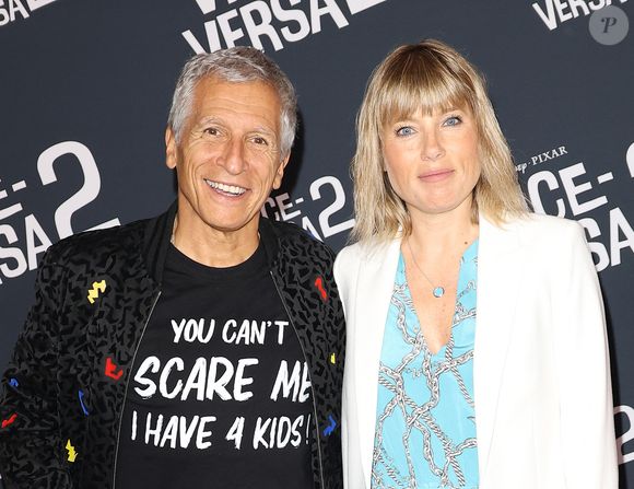 Nagui et sa femme Mélanie Page à l'avant-première du film "Vice-versa 2" au cinéma Le Grand Rex à Paris. © Coadic Guirec/Bestimage