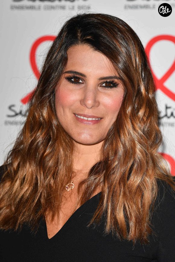 Karine Ferri assiste à la séance photo et à la conférence de presse du Sidaction 2019 à la salle Wagram, le 18 mars à Paris, en France. Photo de David Niviere/ABACAPRESS.COM