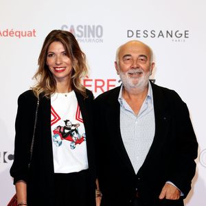Gérard Jugnot et sa compagne Patricia Campi - Tapis rouge de la cérémonie d'ouverture du Festival Lumière  2017 au cours de laquelle Eddy Mitchell a reçu un hommage à Lyon, le 14 Octobre 2017
© Dominique Jacovides/Bestimage