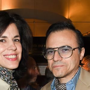 Vanessa Seward et son mari Bertrand Burgalat - People à la générale de la pièce de Bernard-Henri Levy, "Looking For Europe" au théâtre Antoine à Paris le 21 mai 2019.  © Coadic Guirec/Bestimage