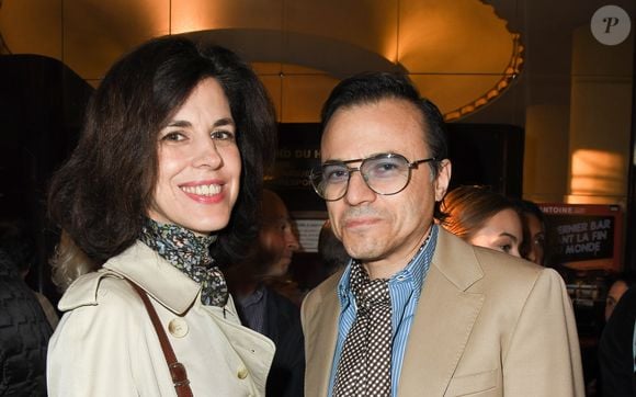 Vanessa Seward et son mari Bertrand Burgalat - People à la générale de la pièce de Bernard-Henri Levy, "Looking For Europe" au théâtre Antoine à Paris le 21 mai 2019.  © Coadic Guirec/Bestimage