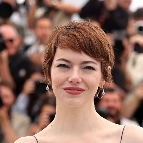 Emma Stone au photocall de Eddington lors du 78ème Festival International du Film de Cannes, au Palais des Festivals à Cannes, France, le 17 mai 2025. © Jacovides-Moreau/Bestimage